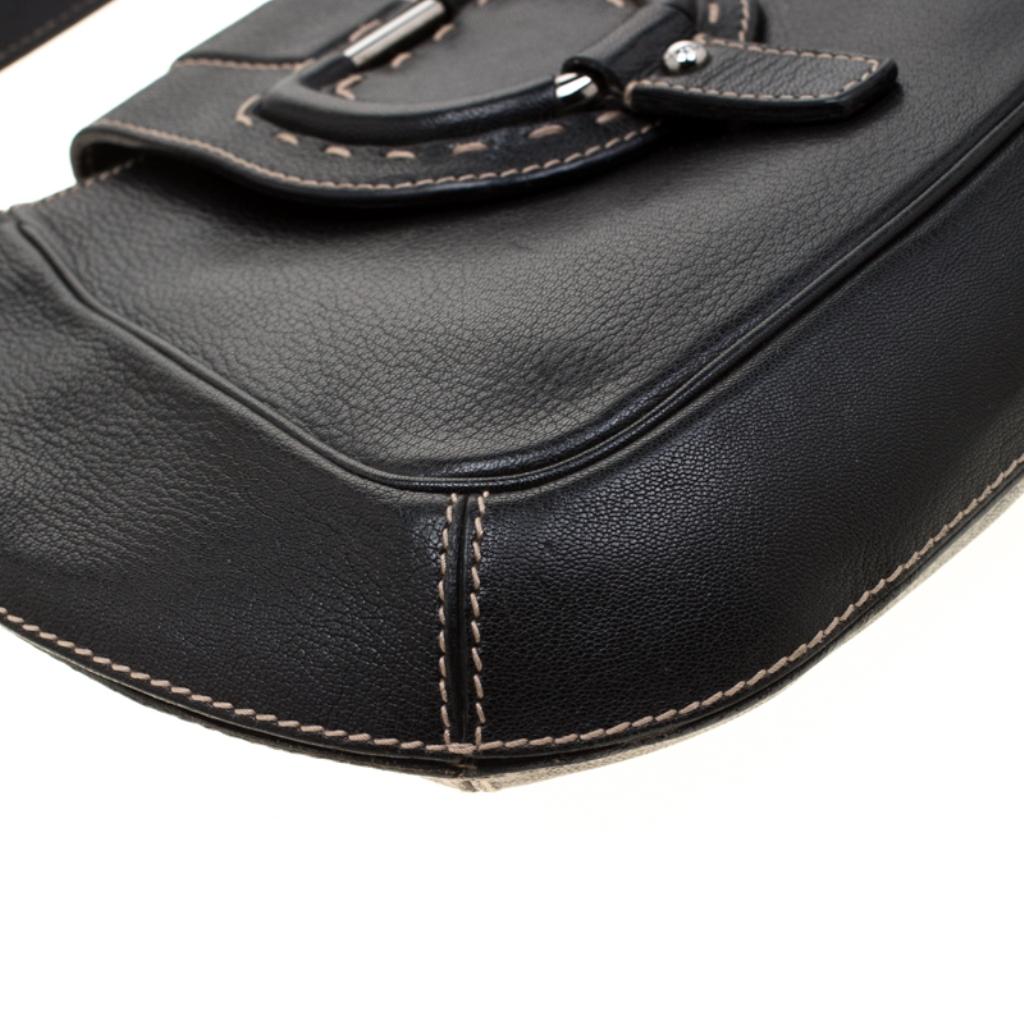 Dolce and Gabbana Black Leather Shoulder Bag 6