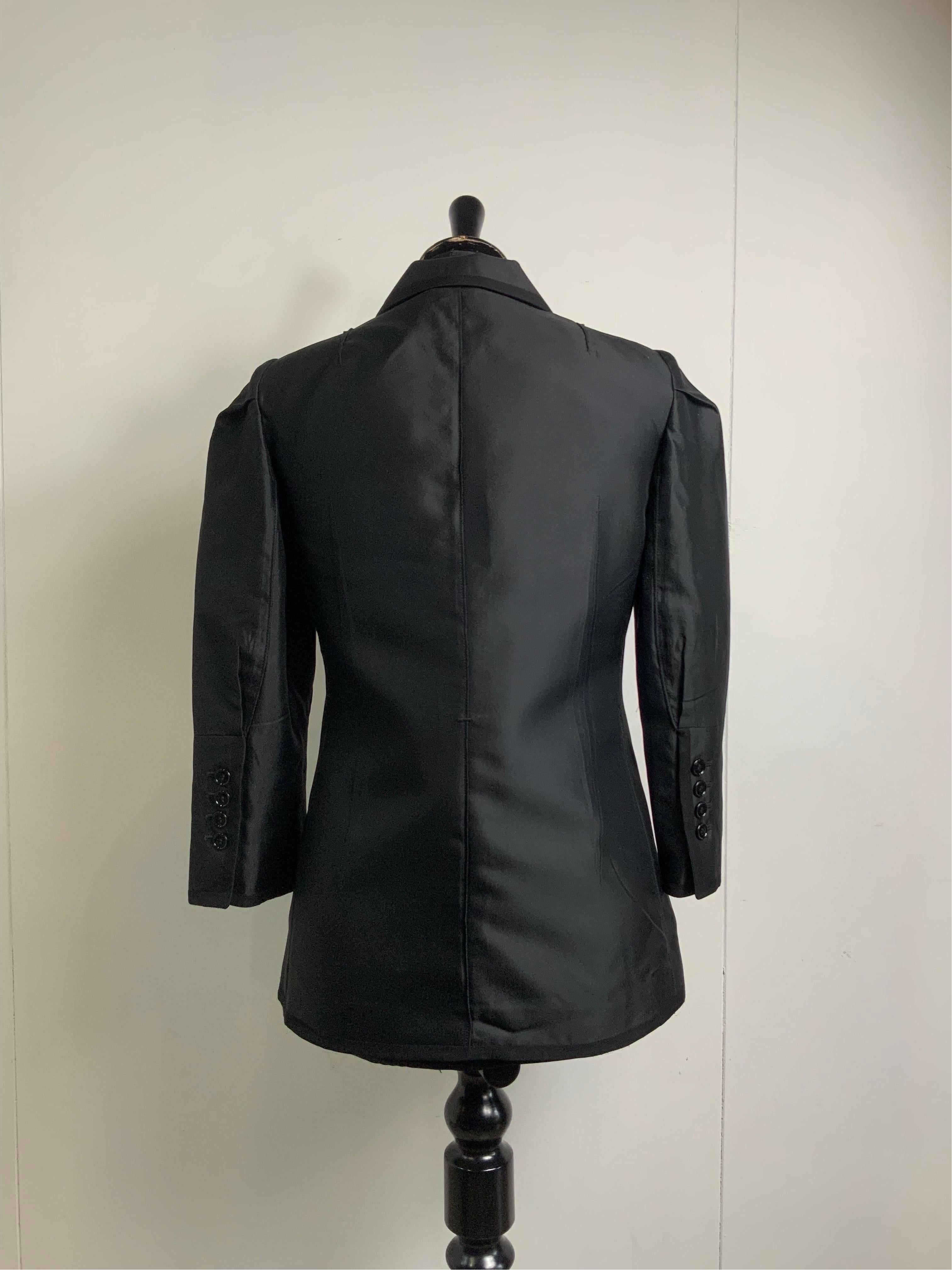 Women's or Men's Dolce and Gabbana Black Skirt + jacket Suit For Sale