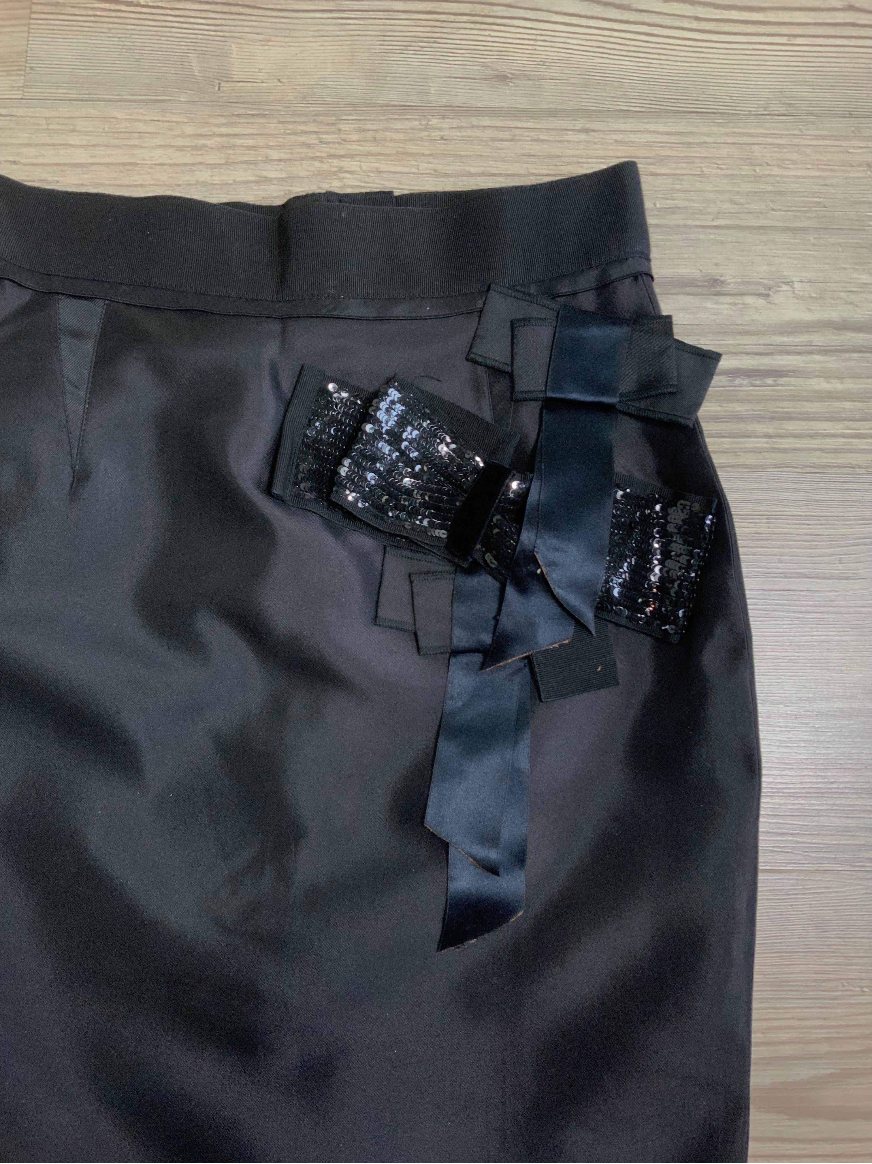 Dolce and Gabbana Black Skirt + jacket Suit For Sale 4