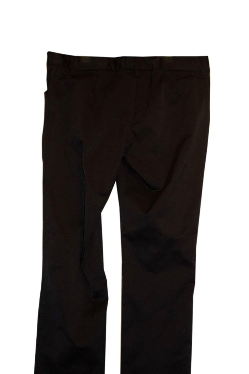 Women's Dolce  and Gabbana Black Trousers For Sale