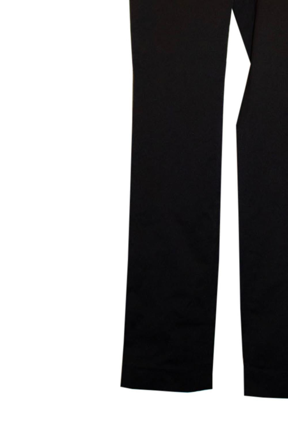 Dolce  and Gabbana Black Trousers For Sale 2