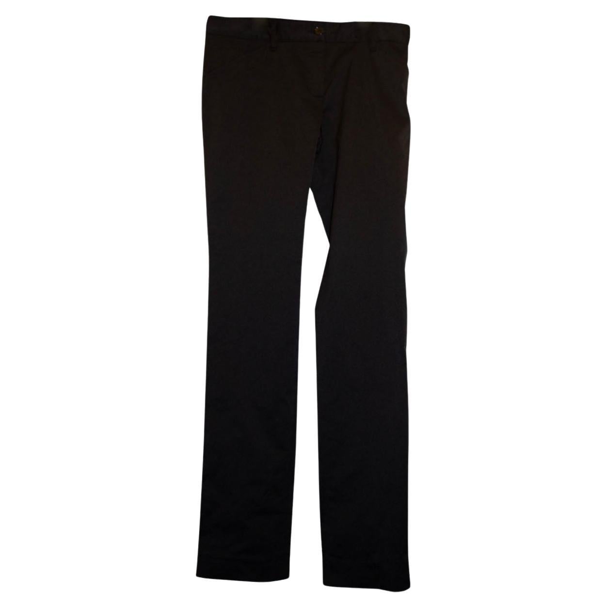 Dolce  and Gabbana Black Trousers For Sale