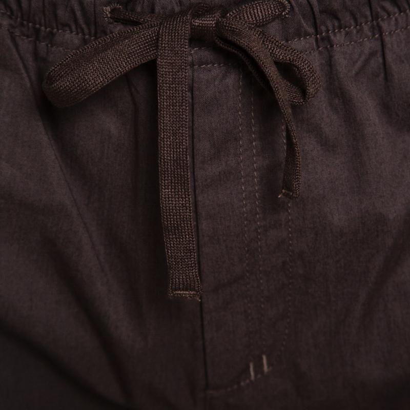 Dolce and Gabbana Brown Cotton Side Stripe Detail Elastcized Waist Pants S In New Condition In Dubai, Al Qouz 2