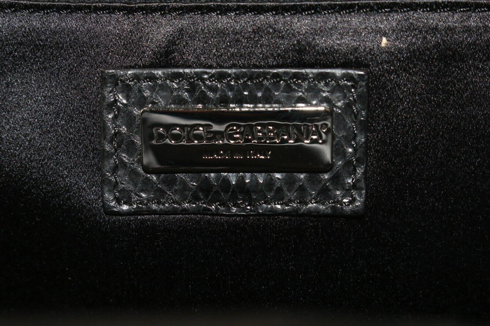 Dolce und Gabbana Karo-Panel Kisslock Kette Tasche 4DG1214K im Angebot 2
