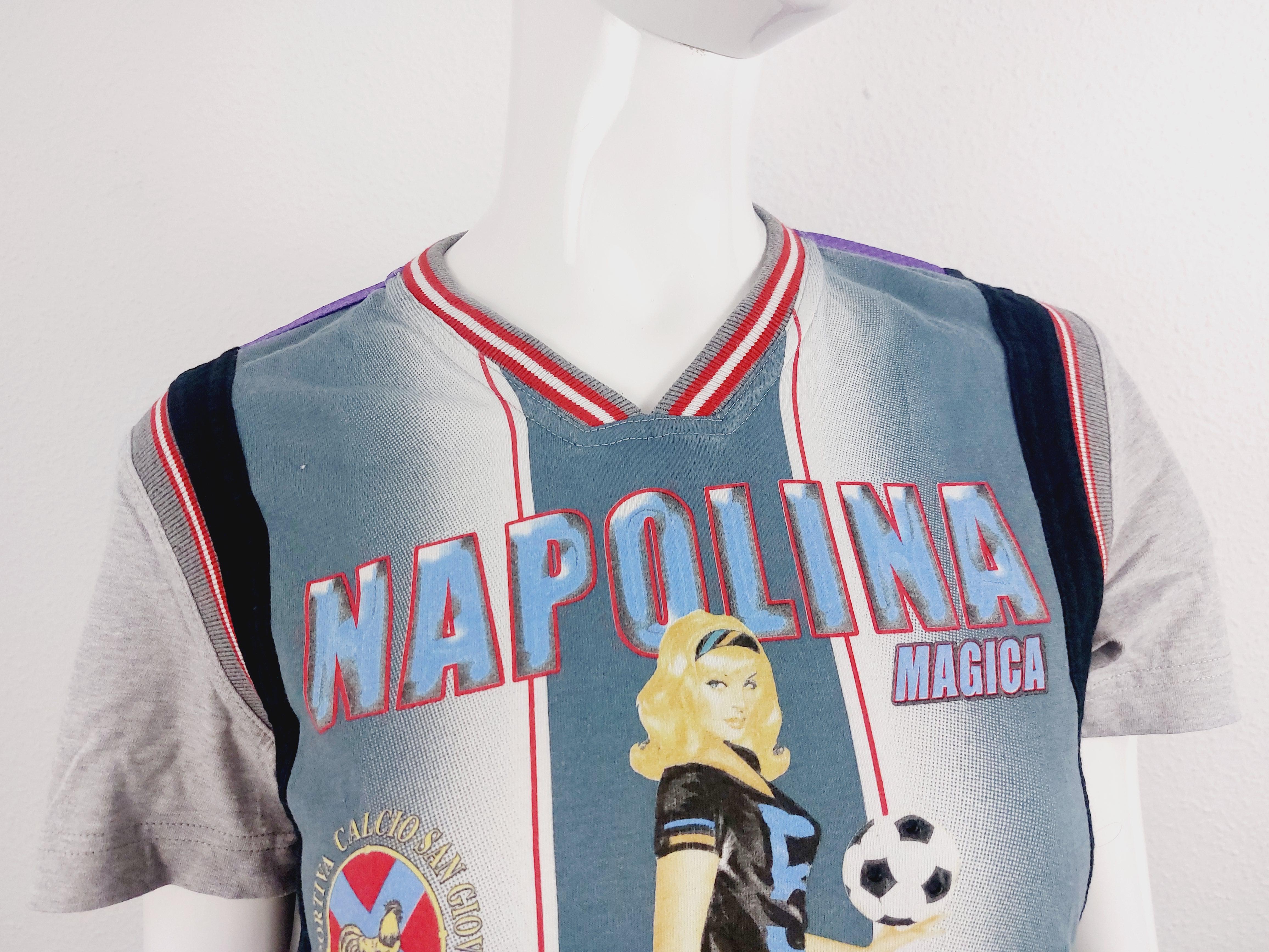 Dolce and Gabbana D&G Football Championship Napolina Magica  T-Shirt Tank Top In Excellent Condition In PARIS, FR