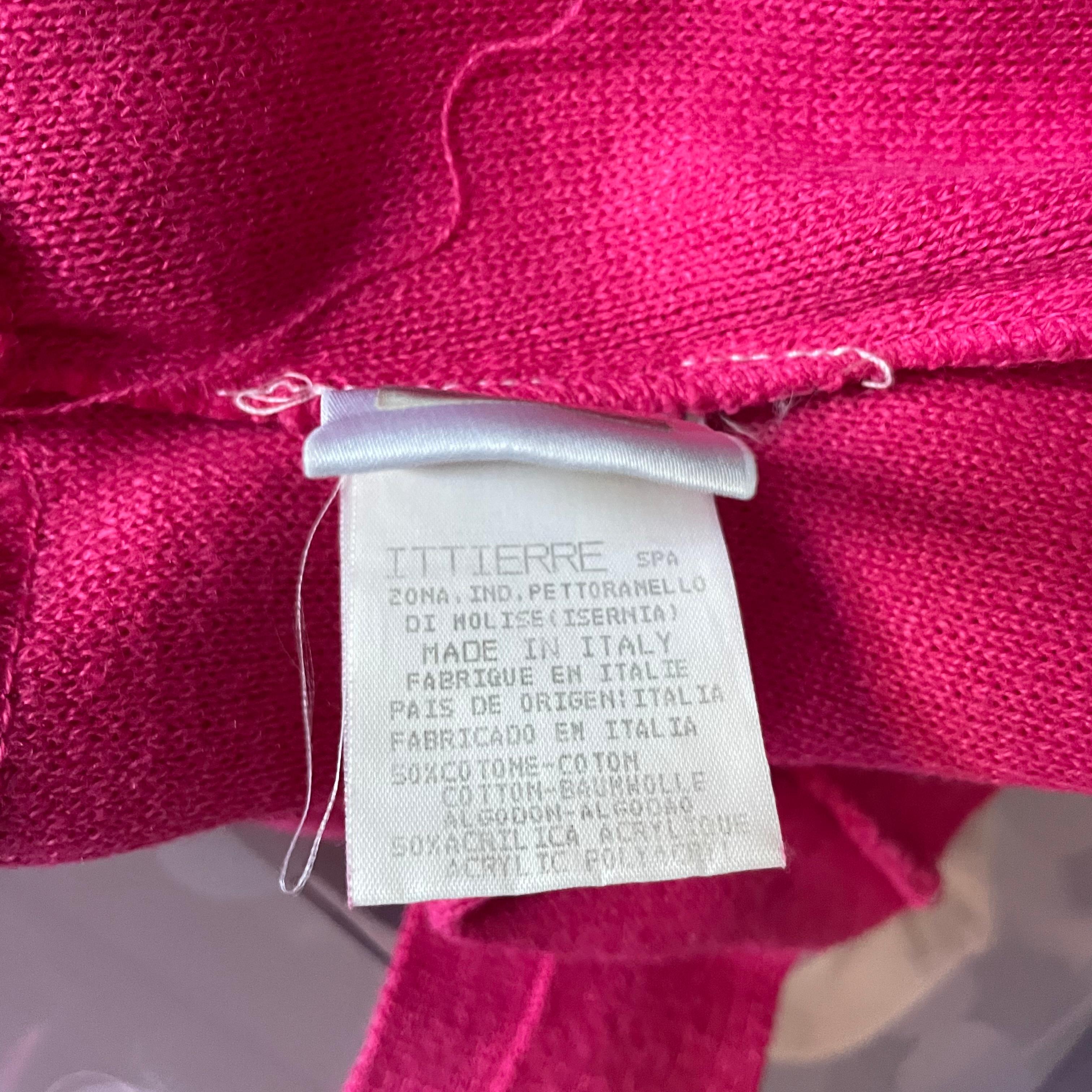 Dolce and Gabbana D&G Halter Dress Pink Satin Knit Graphic Lips Pattern  6