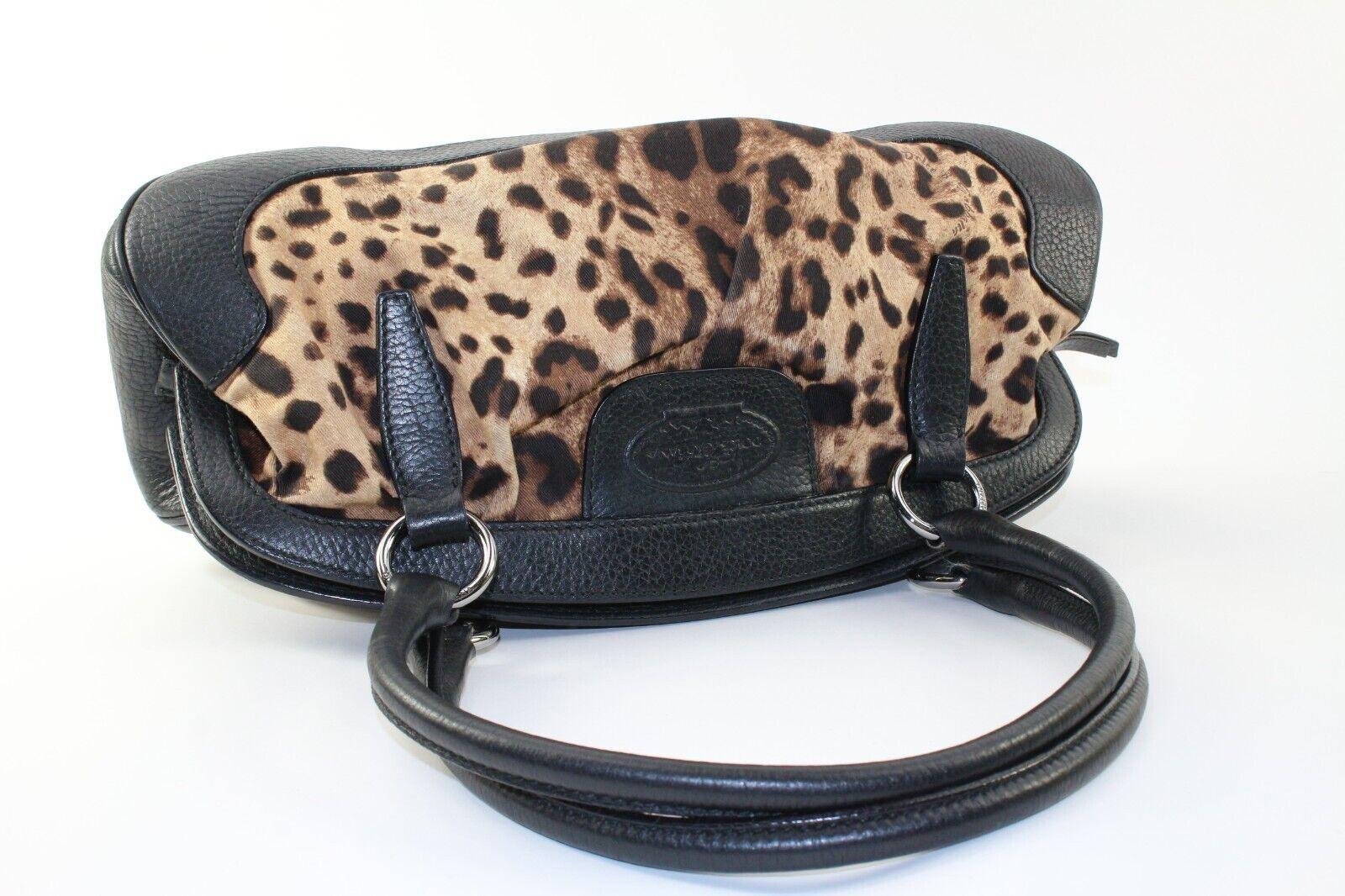 DOLCE AND GABBANA Doctor Closure Leopard Shoulder Bag 01DG1226K For Sale 1