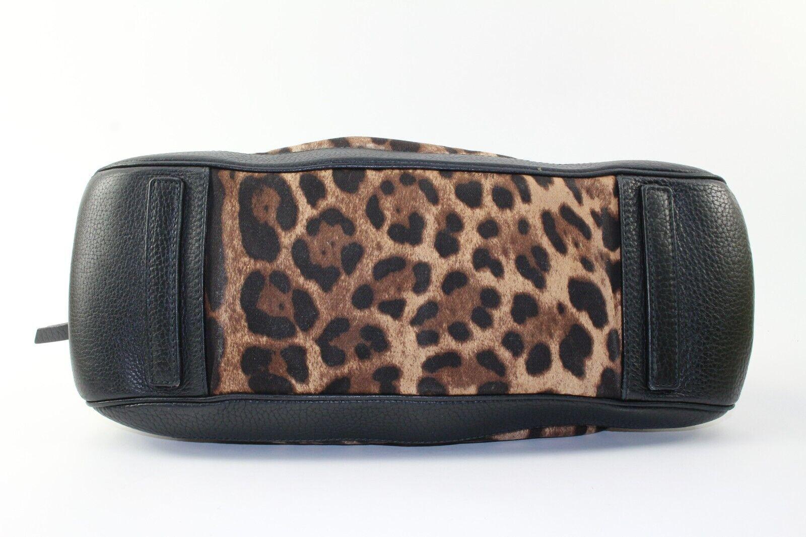 DOLCE AND GABBANA Doctor Closure Leopard Shoulder Bag 01DG1226K For Sale 2