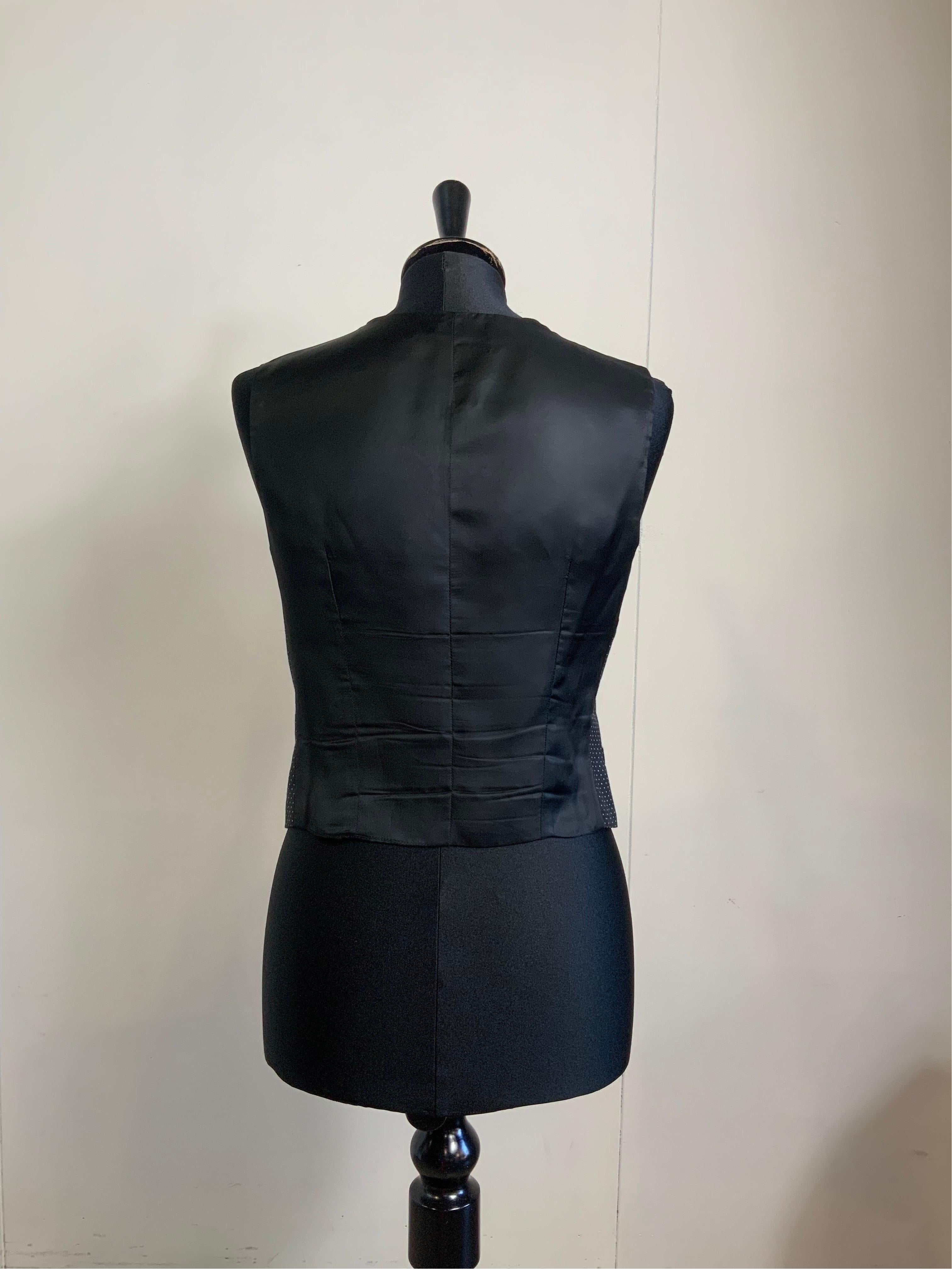 Dolce and Gabbana dots jacket + vest set. For Sale 1