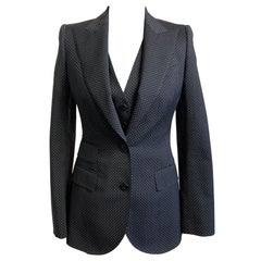 Ensemble veste + gilet à pois Dolce & Gabbana.