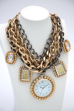Dolce and Gabbana Fall/Winter 2009 Runway Watch Jewelry Necklace