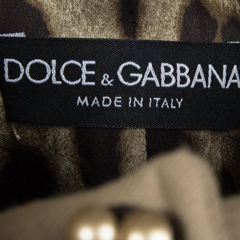 Dolce and Gabbana FW'12 Barouque Collection Brown Wool Cape Detail ...