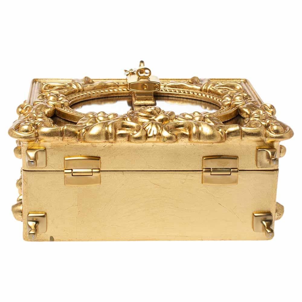 dolce and gabbana gold bag