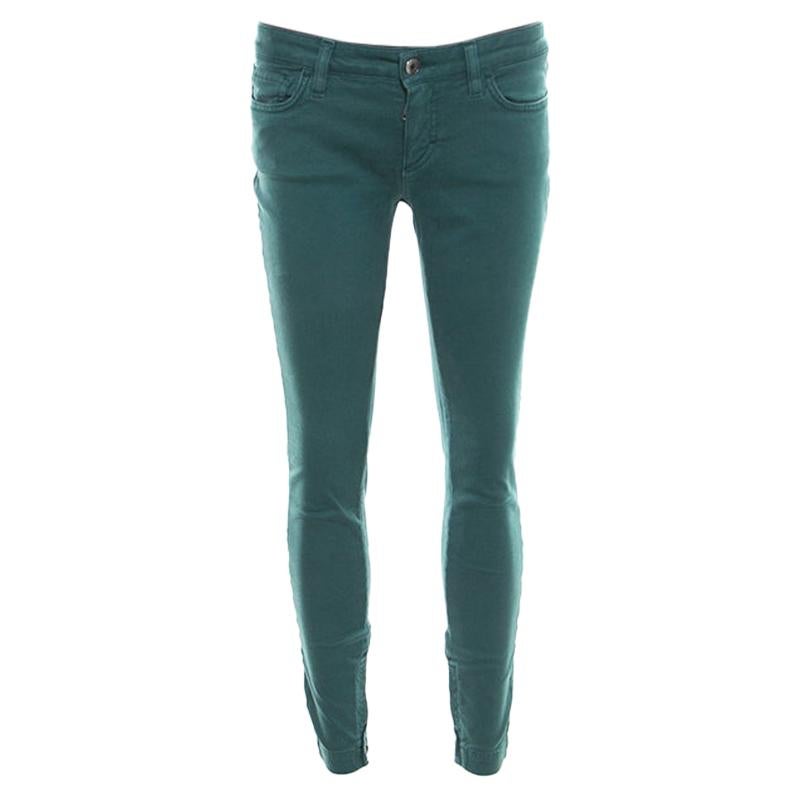 Dolce and Gabbana Green Skinny Pretty Jeans S