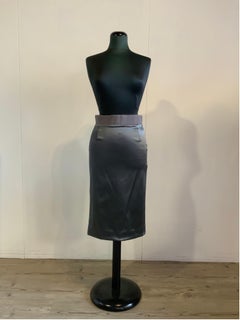 Dolce and Gabbana Grey Tube midi Skirt