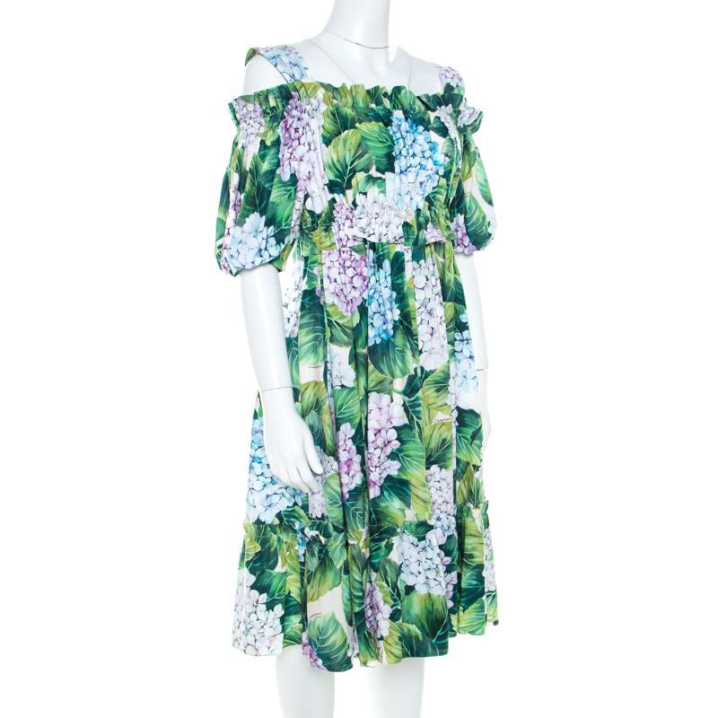 dolce and gabbana hydrangea dress