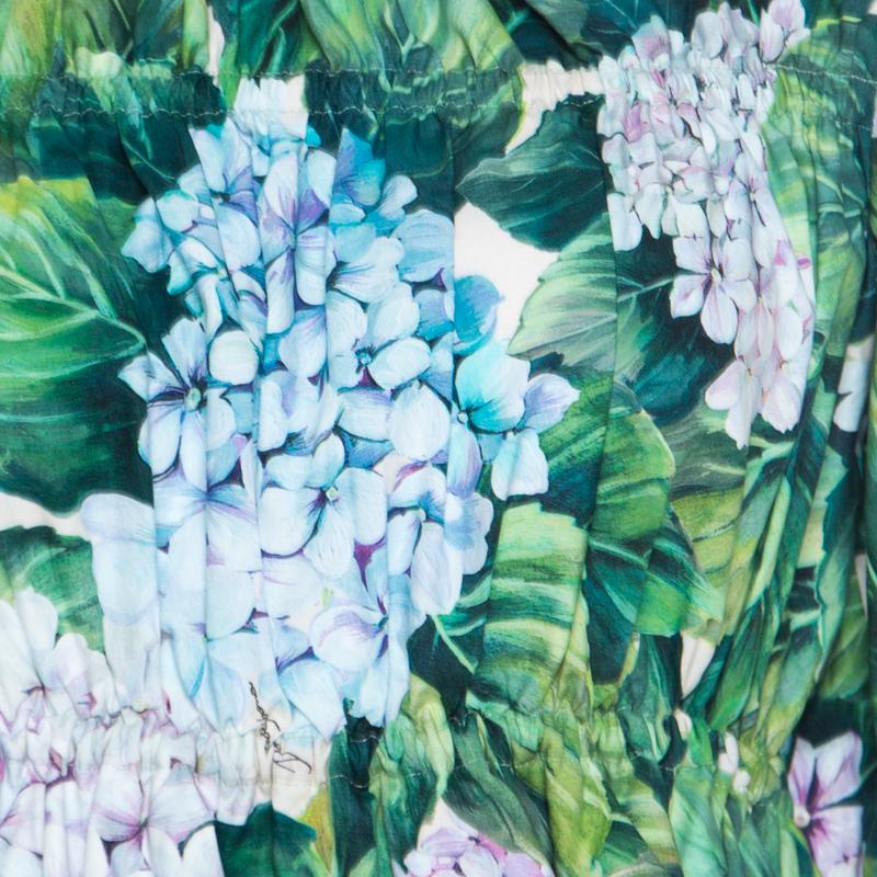 hydrangea dress dolce and gabbana