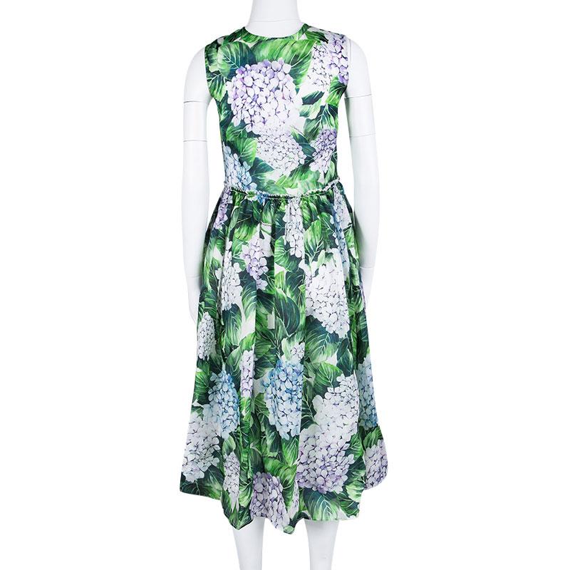 dolce and gabbana hydrangea dress