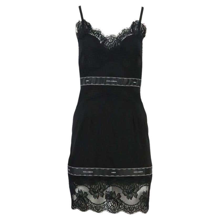 Dolce and Gabbana 1996 Vintage Black Sheer Mesh 2 Piece Set Maxi Dress ...