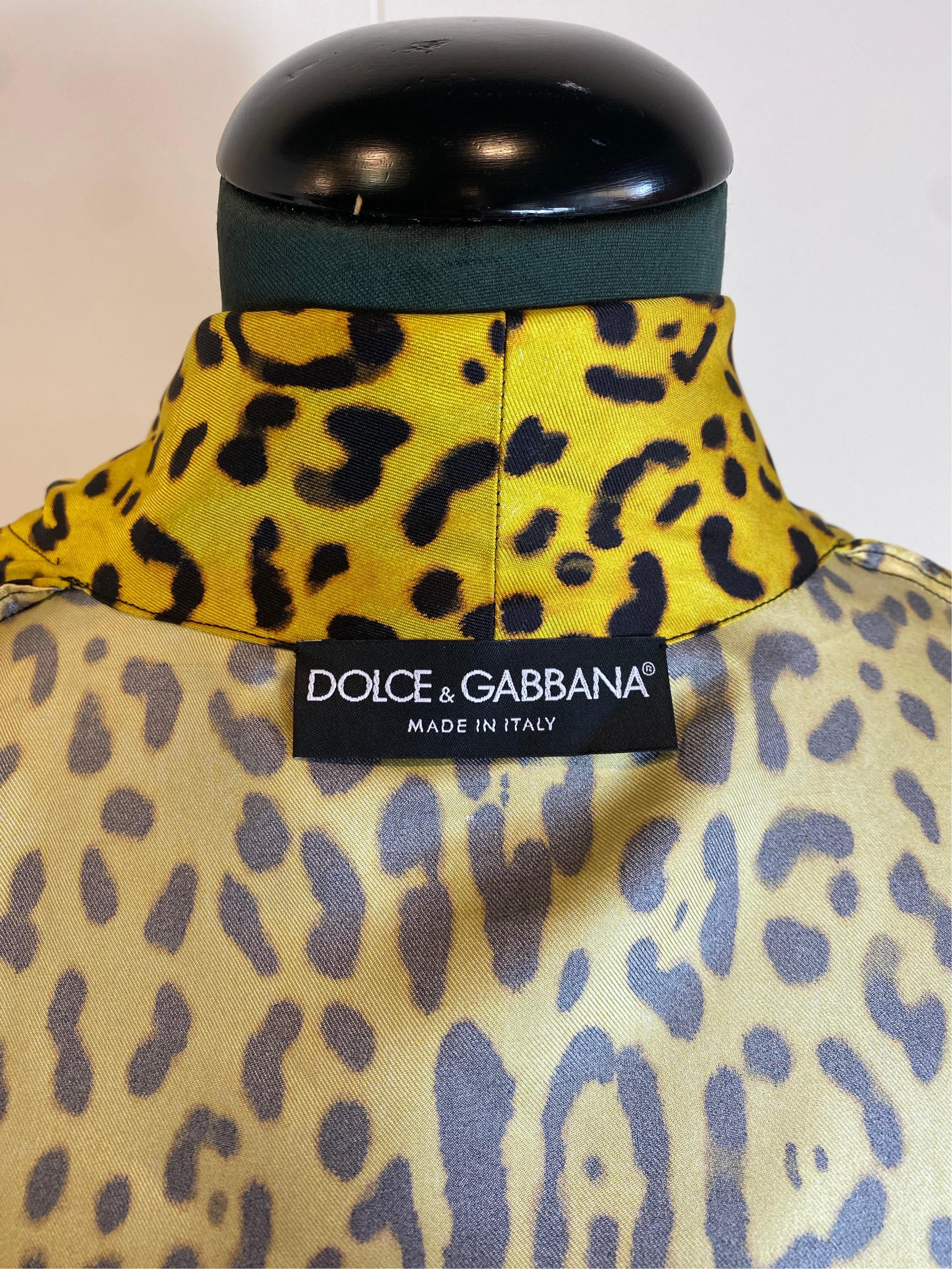 Dolce and Gabbana leopard Lingerie Night Gown For Sale 8