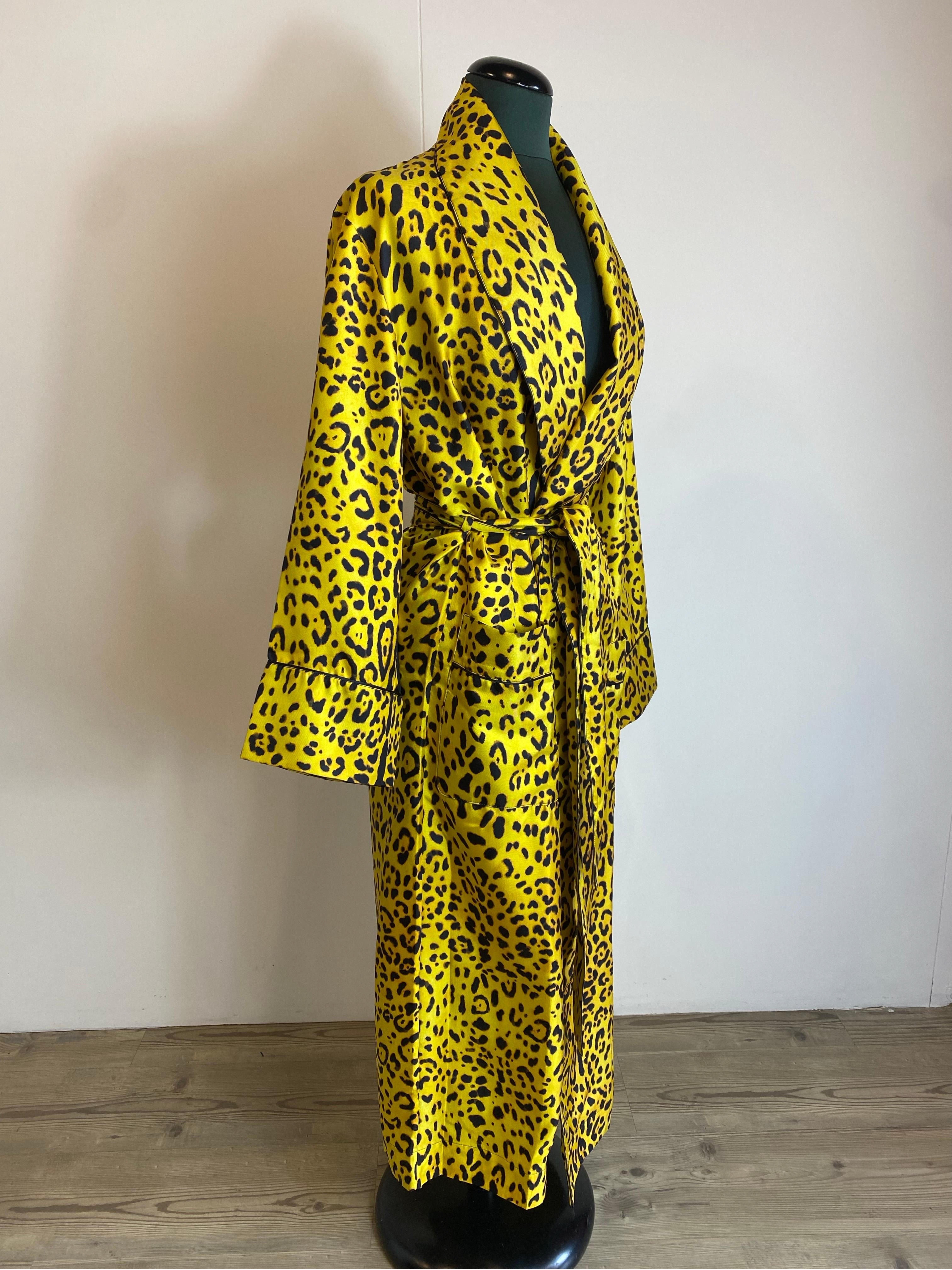 Dolce and Gabbana leopard Lingerie Night Gown For Sale 1
