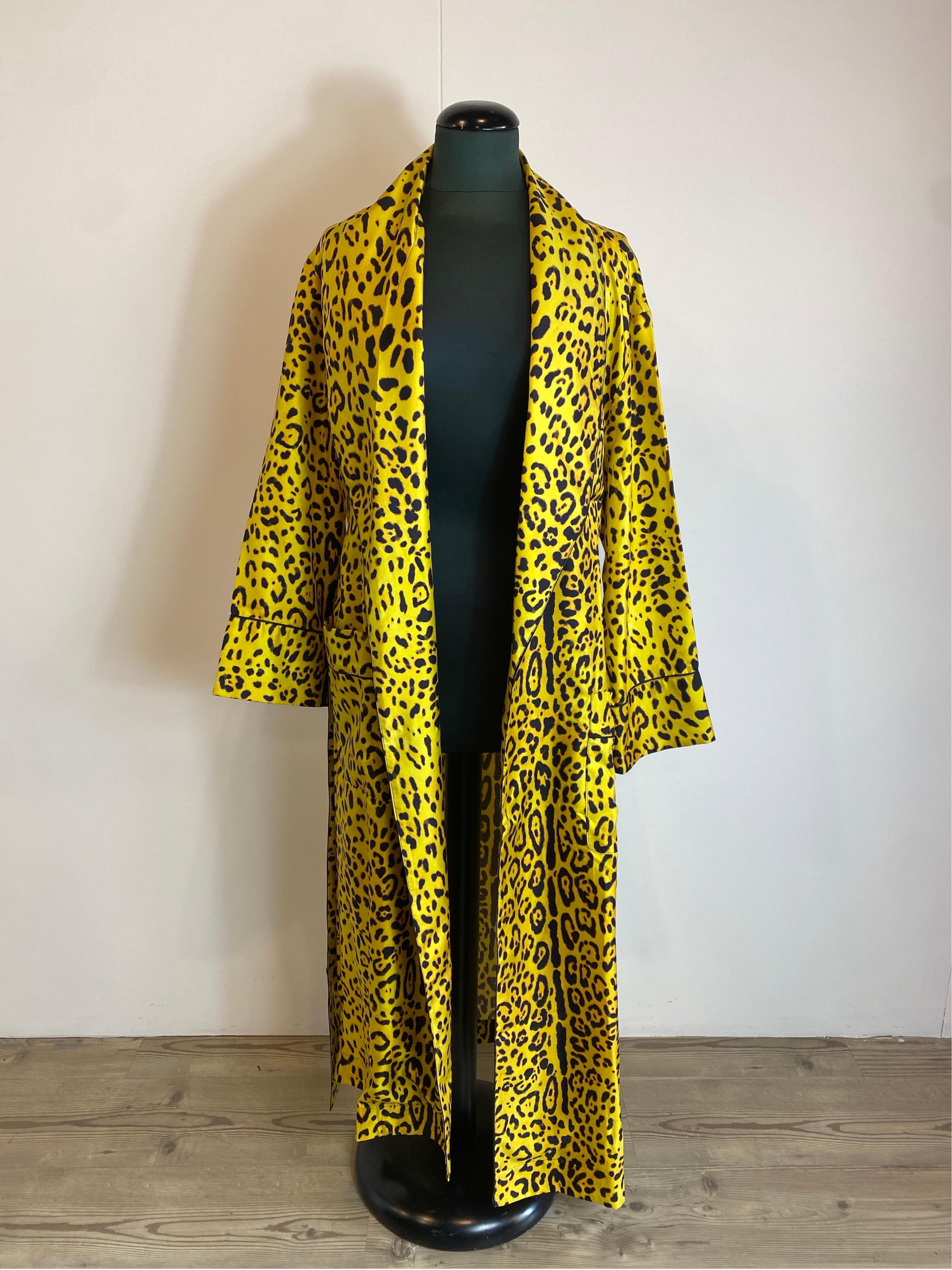 Dolce and Gabbana leopard Lingerie Night Gown For Sale 5