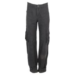 Dolce And Gabbana Linen Tapered Cargo Pants It 38 Uk 6