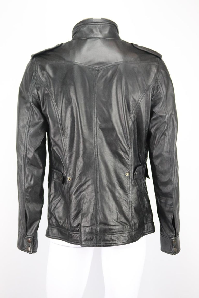 Dolce And Gabbana Men's Leather Jacket IT 50 UK/US Chest 40 For Sale at ...