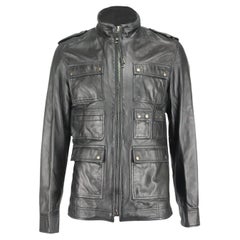 Dolce And Gabbana Herren-Lederjacke IT 50 UK/US Kommode 40 