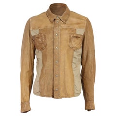 Dolce And Gabbana Men's Leather Shirt IT 50 UK/US Chest 40 
