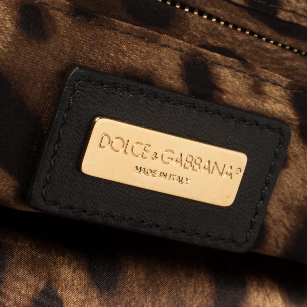 Dolce and Gabbana Mulitcolor Jewel Embellished Frame Chain Clutch 2