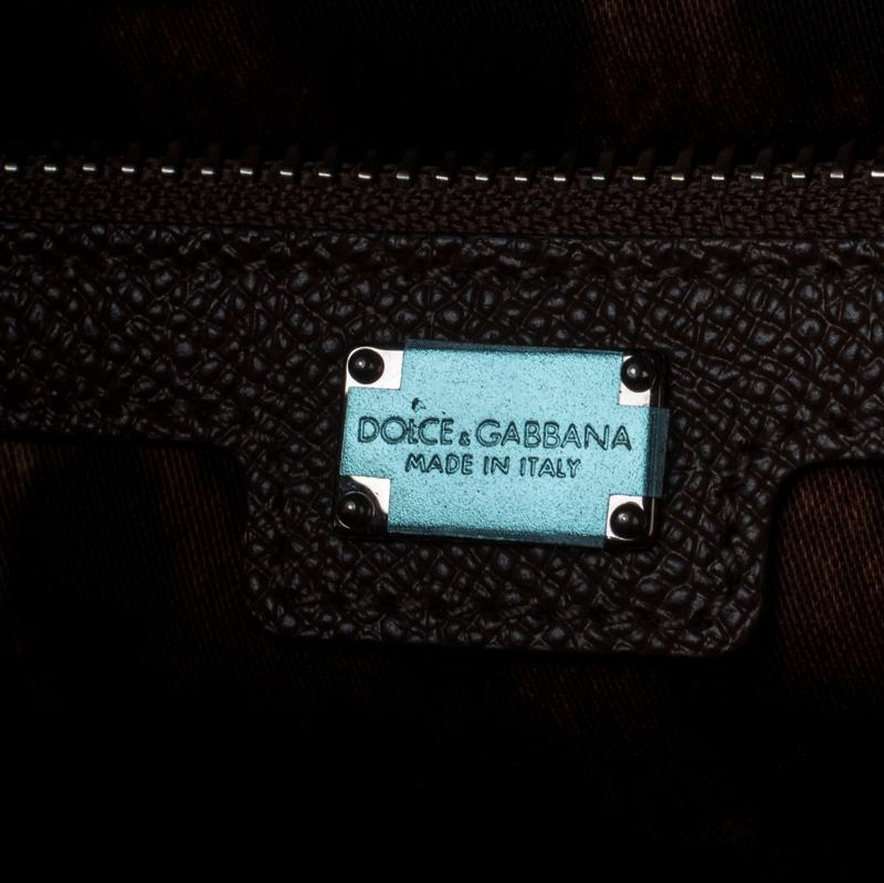 Dolce and Gabbana Multicolor Leather Mandolino Shoulder Bag 1