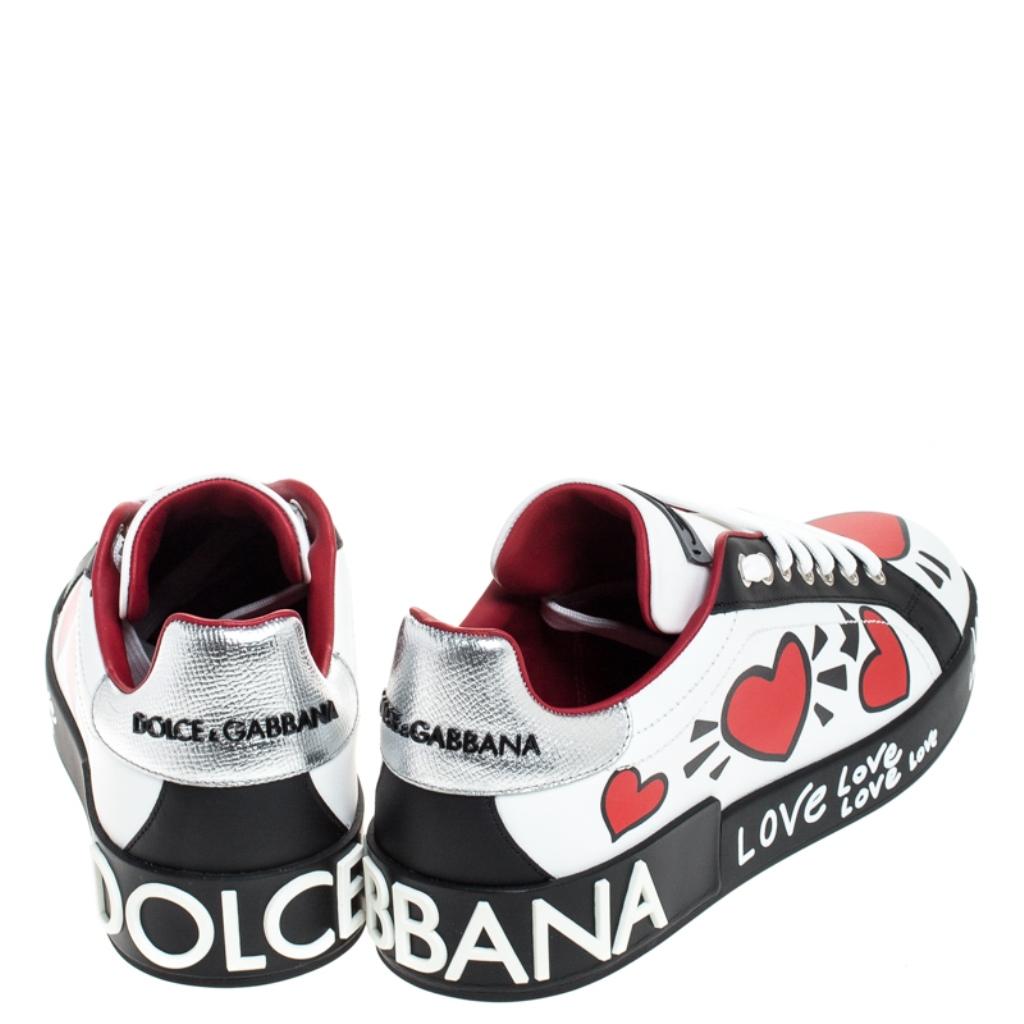 dolce gabbana heart sneakers