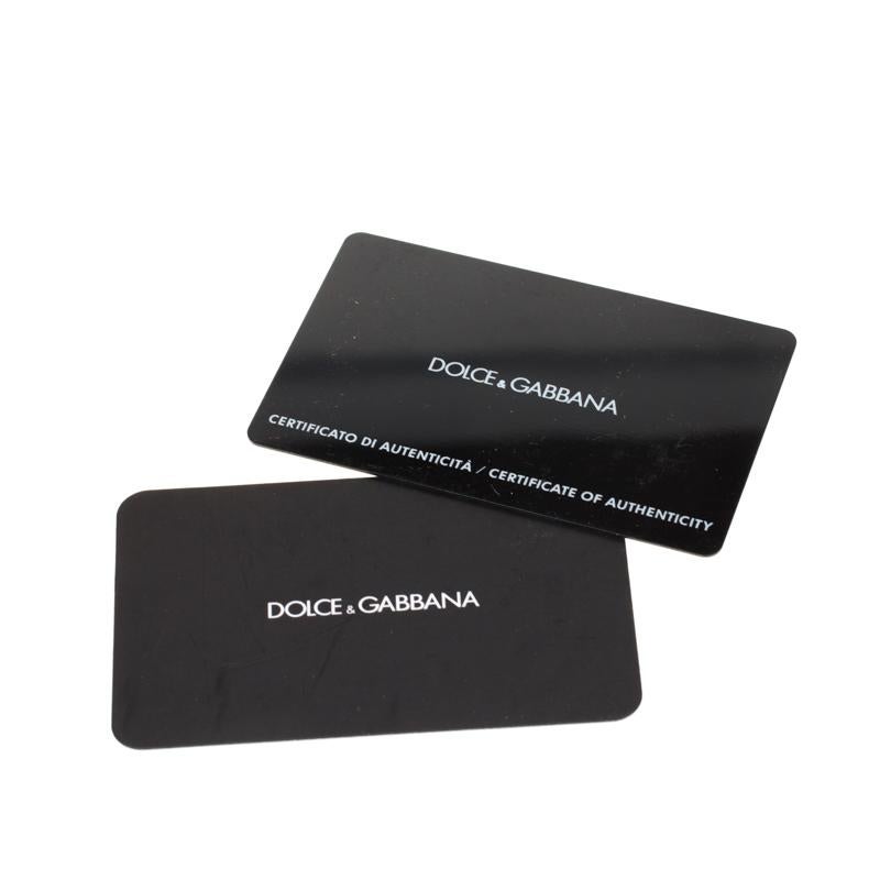 Dolce and Gabbana Mustard Leather Medium Monica Tote 5