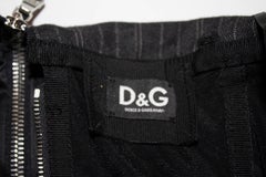 Dolce and Gabbana Pin Stripe Corset