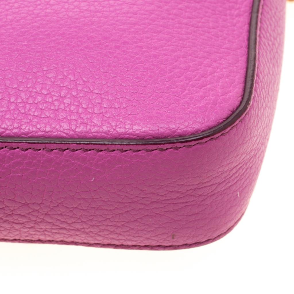 Dolce and Gabbana Pink Leather Crossbody Bag 3