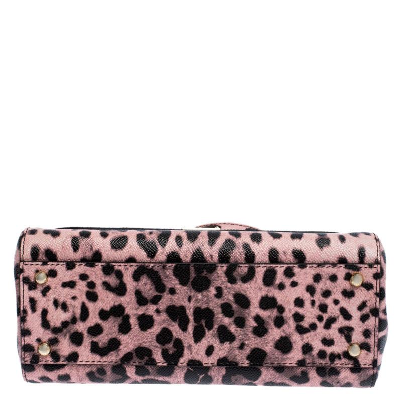 pink leopard purse