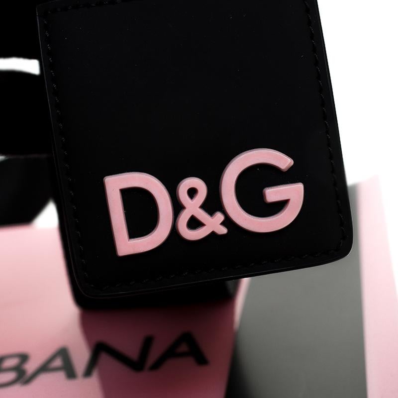 Dolce and Gabbana Pink PVC Street Shopper Tote 2