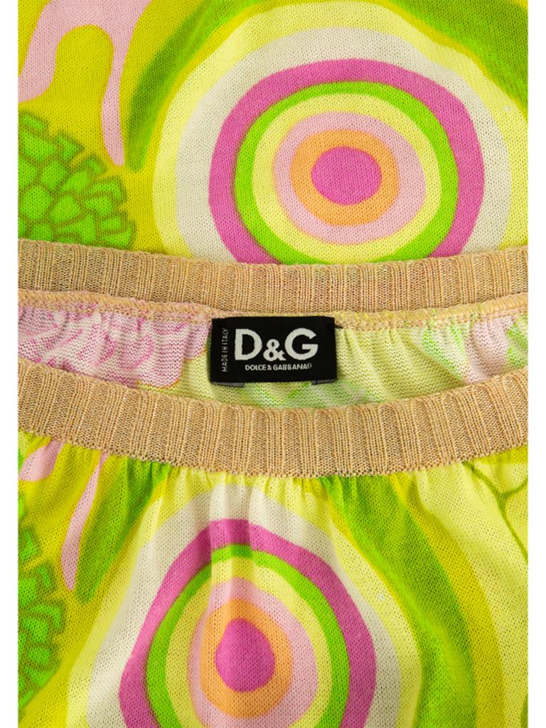 Dolce and Gabbana Psychedelic Print Camisole Spring 2004 In Good Condition For Sale In London, GB