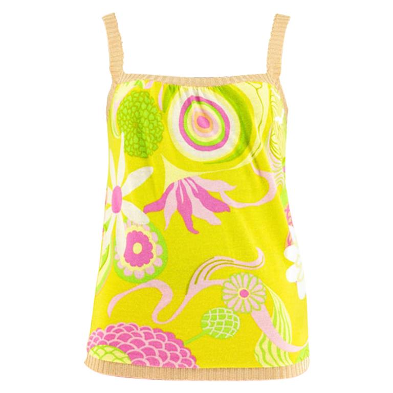 Dolce and Gabbana Psychedelic Print Camisole Spring 2004