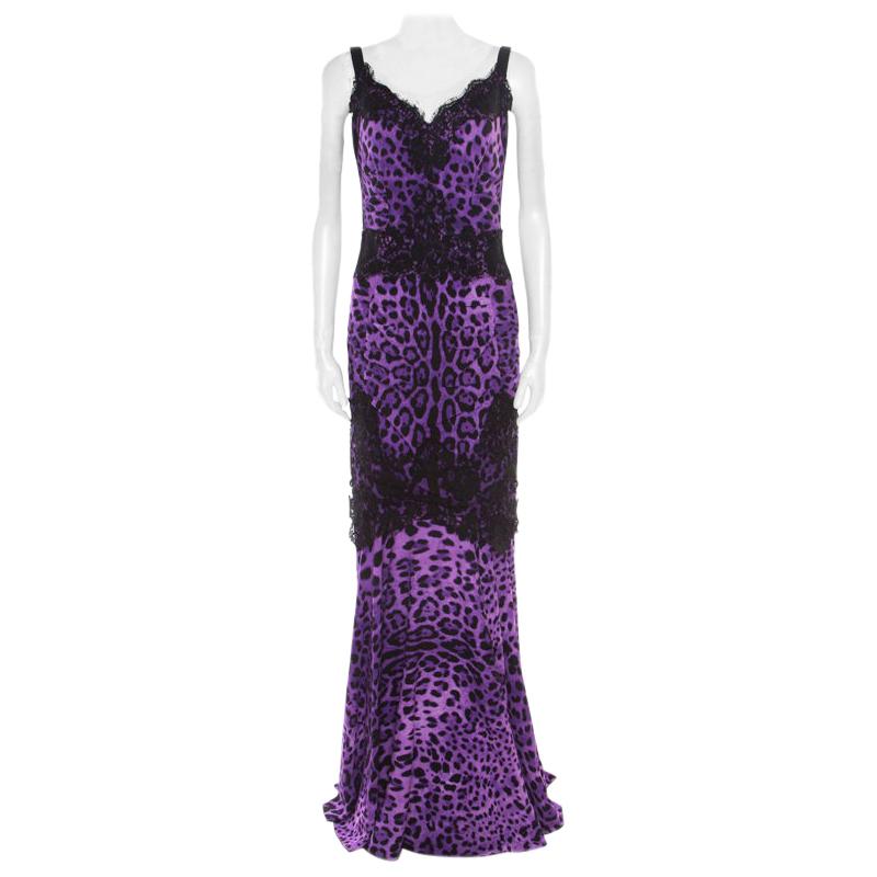 lilac leopard print dress