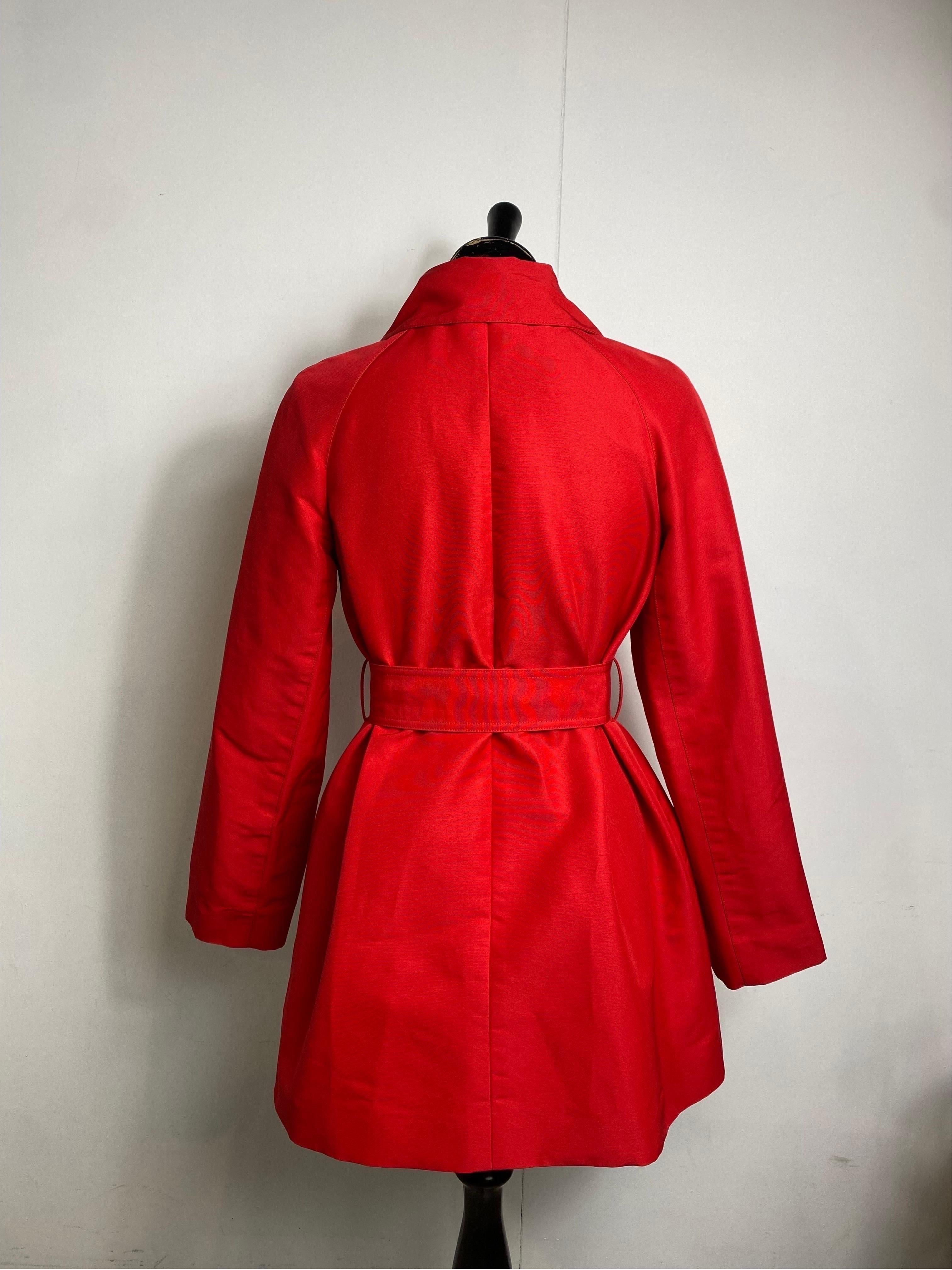 Women's or Men's Dolce and Gabbana Red trench coat