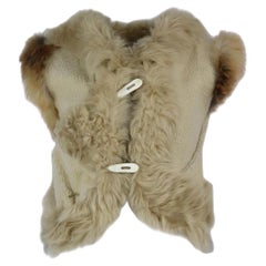 Dolce And Gabbana Shearling Gilet Small
