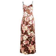 Dolce and Gabbana Spring 1997 floral printed dress