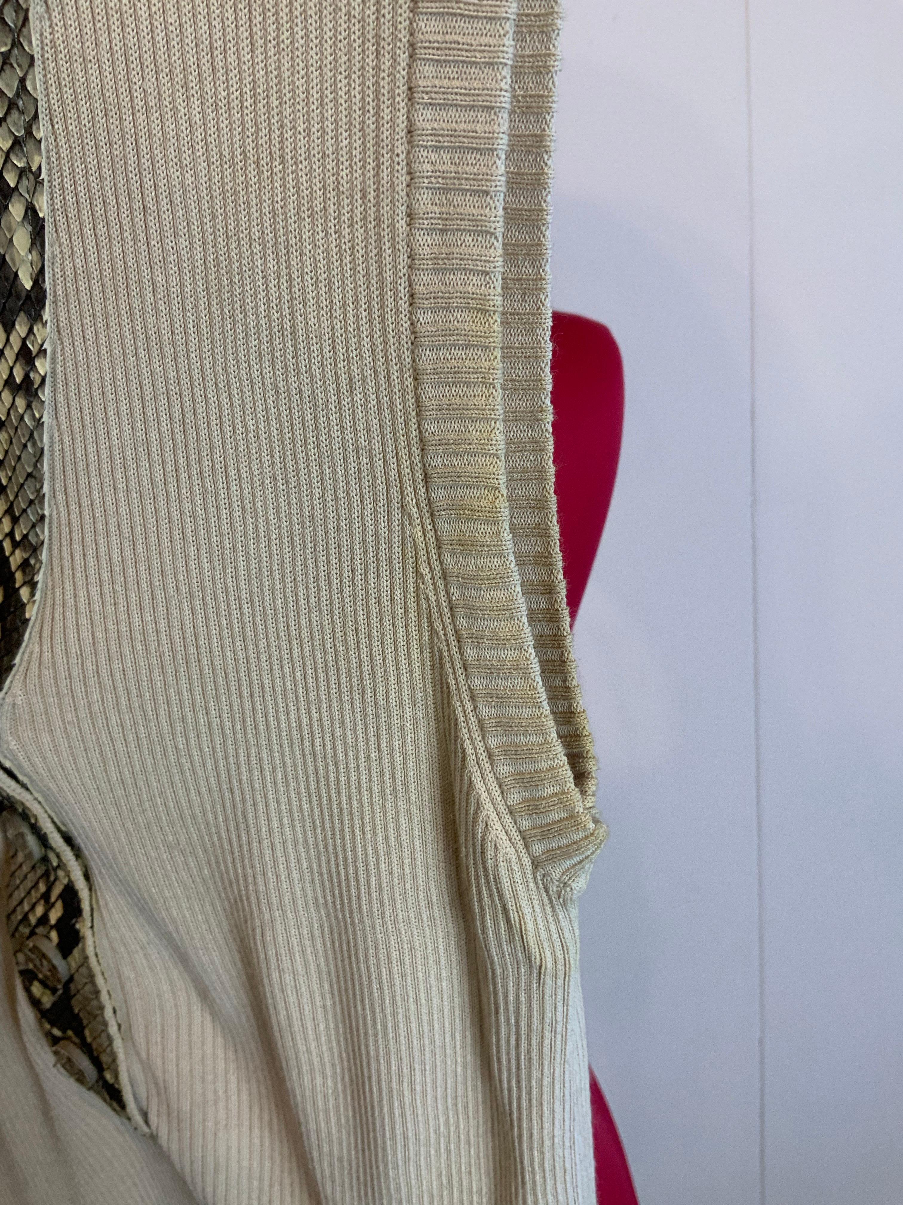 Dolce and Gabbana SS 2005 Python Top For Sale 6