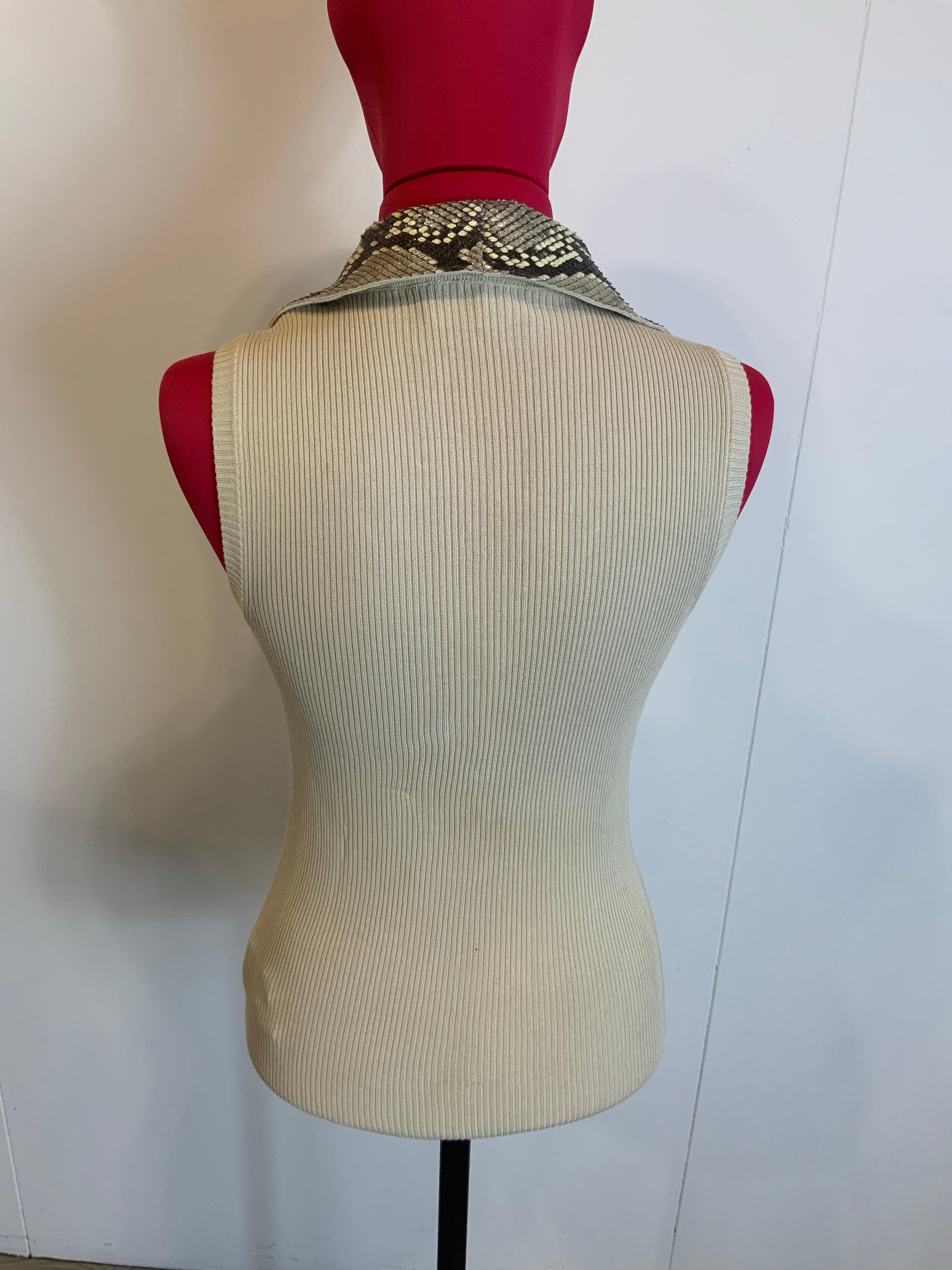 Dolce and Gabbana SS 2005 Python Top For Sale 2