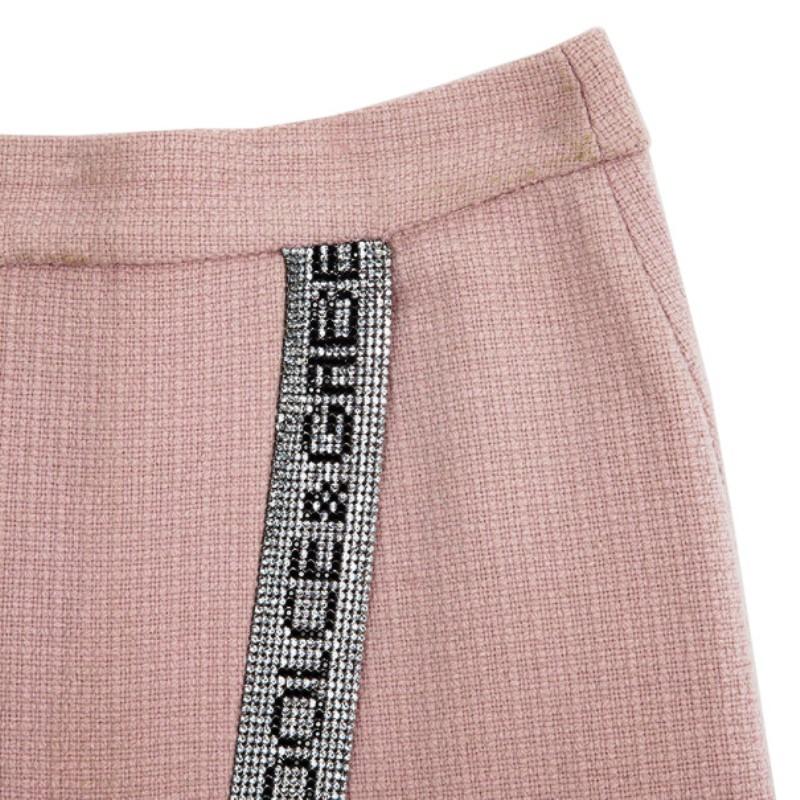 Dolce and Gabbana Swarovski Embellished Wrap Skirt S 2