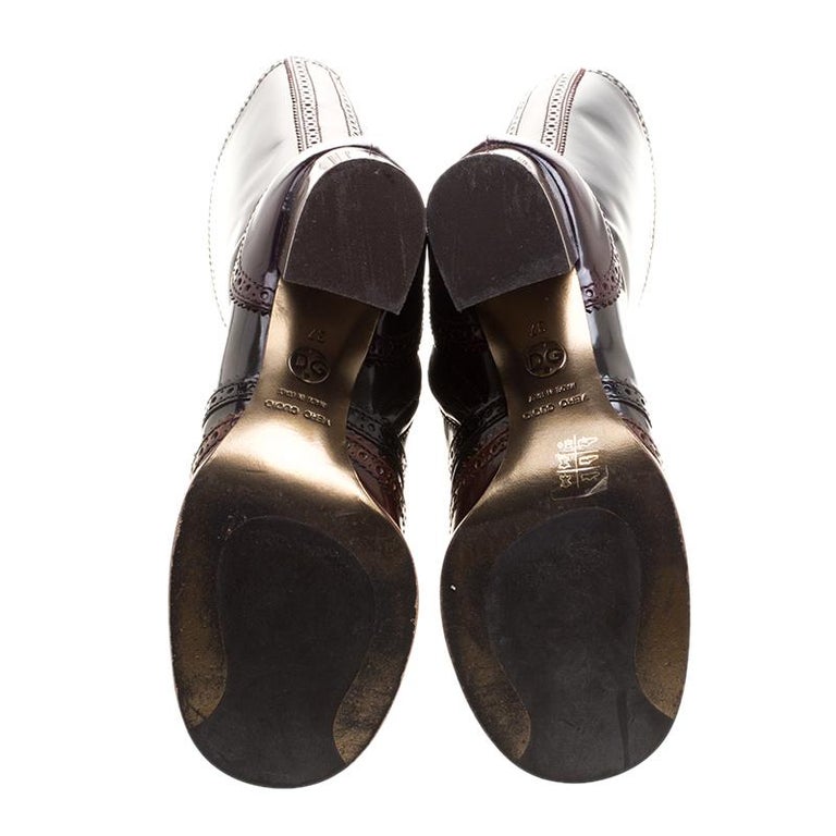 Dolce & Gabbana Bordeaux Nylon Boots Padded Mid Shoes main image 1