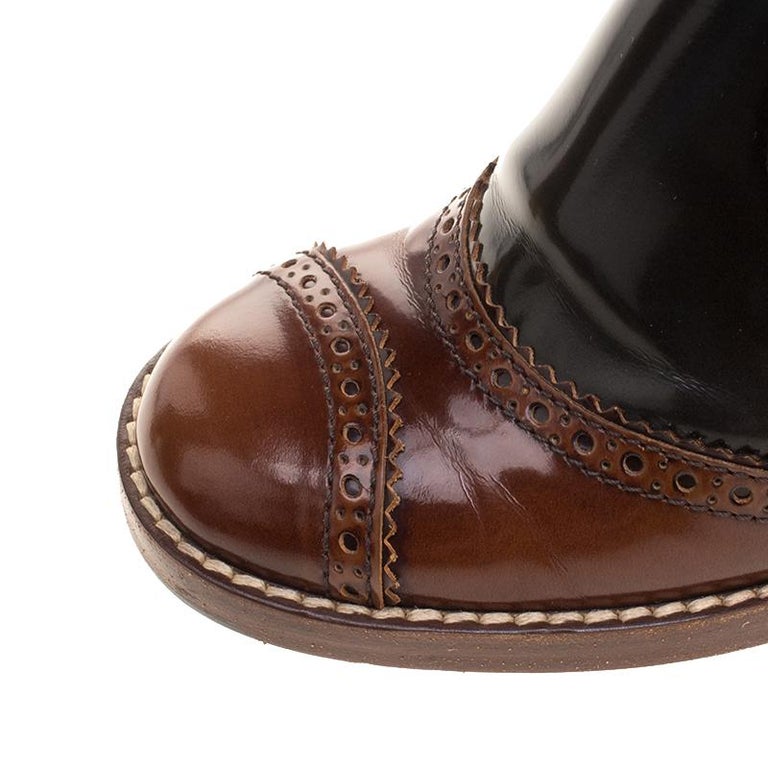 Dolce & Gabbana Burgundy Mid Calf Boots Shoes