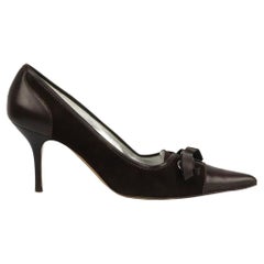 Dolce And Gabbana Vintage Leather And Suede Pumps EU 38.5 UK 5.5 US 8.5 